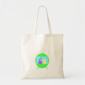 Happy Little Aliens canvas tas