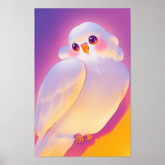 Happy Little Bird Poster (Voorkant)