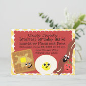 Happy Little Breakfast Kaart (Staand voorkant)