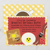 Happy Little Breakfast Kaart (Voorkant / Achterkant)