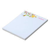 Happy Little Bumble Bees and Flowers Notitieblok (Linkerzijde)