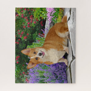Happy Little Corgi Legpuzzel