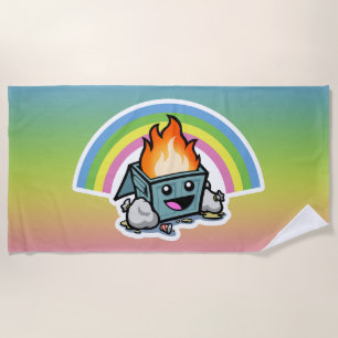 "Happy Little Dumpster Fire" Strandlaken