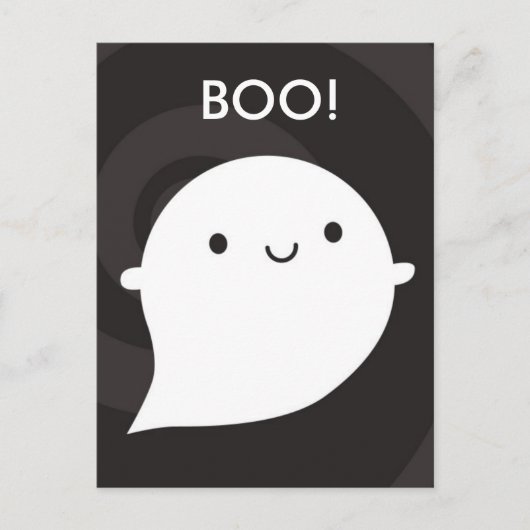 Happy Little Ghost Briefkaart (Voorkant)
