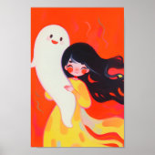Happy Little Ghost Poster (Voorkant)