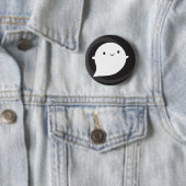 Happy Little Ghost Ronde Button 5,7 Cm (In situ)