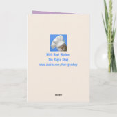 Happy Little Goat Birthday Kaart (Achterkant)