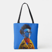 Happy Little Guy Canvas tas (Achterkant)