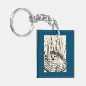 Happy Little Hedegel Sleutelhanger (Voorkant Links)