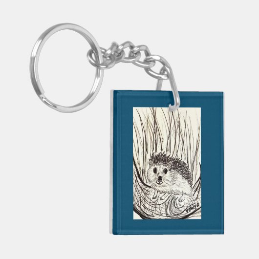 Happy Little Hedegel Sleutelhanger (Voorkant Links)