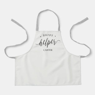 Happy Little Helper Editable Color Kind Apron Schort