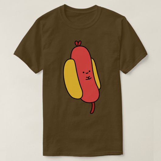 Happy Little HotDog T-shirt (Design voorkant)
