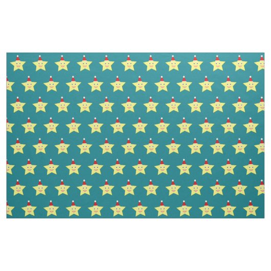 Happy Little KerstStar Craft Fabric Stof (Yard (91,4 cm))