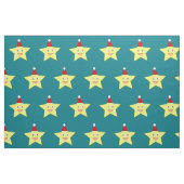 Happy Little KerstStar Craft Fabric Stof (Fat Quarter)