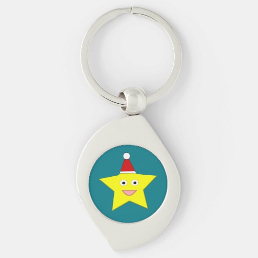 Happy Little KerstStar-Sleutelhanger Sleutelhanger (Voorkant)