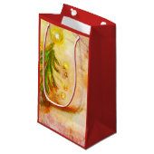 Happy Little KerstTree Gift-tas Klein Cadeauzakje (Voorkant Gekanteld)