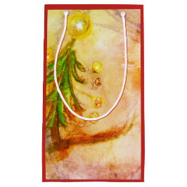 Happy Little KerstTree Gift-tas Klein Cadeauzakje