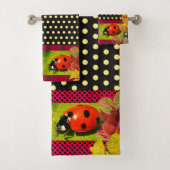 Happy Little Ladybug Bad Handdoek (Insitu)