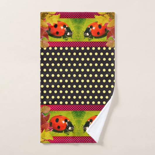 Happy Little Ladybug Bad Handdoek (Handdoek)