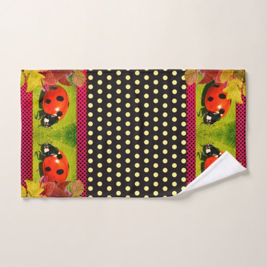 Happy Little Ladybug Bad Handdoek (Handdoek)