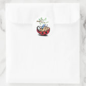 Happy Little Ladybug met Telefoon Funny Sticker (Tas)