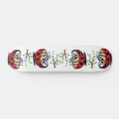 Happy Little Ladybugs met Phone - Cartoon Tekening Persoonlijk Skateboard (Horizontaal)