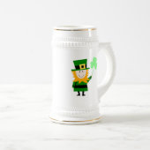 Happy Little Leprechaun Beer Stein Bierpul (Voorkant rechts)