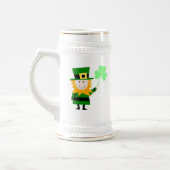 Happy Little Leprechaun Beer Stein Bierpul (Links)