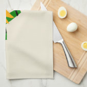 Happy Little Leprechaun Beige Theedoek (Quarter Fold)