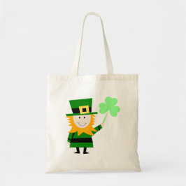 Happy Little Leprechaun Budget Canvas tas
