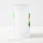 Happy Little Leprechaun Frosted Glass Mok (Center)