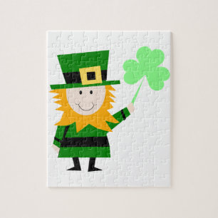 Happy Little Leprechaun Legpuzzel