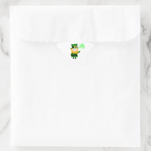 Happy Little Leprechaun Ster Sticker (Tas)