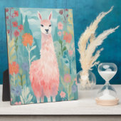 Happy Little Llama Fotoplaat (Zijkant)