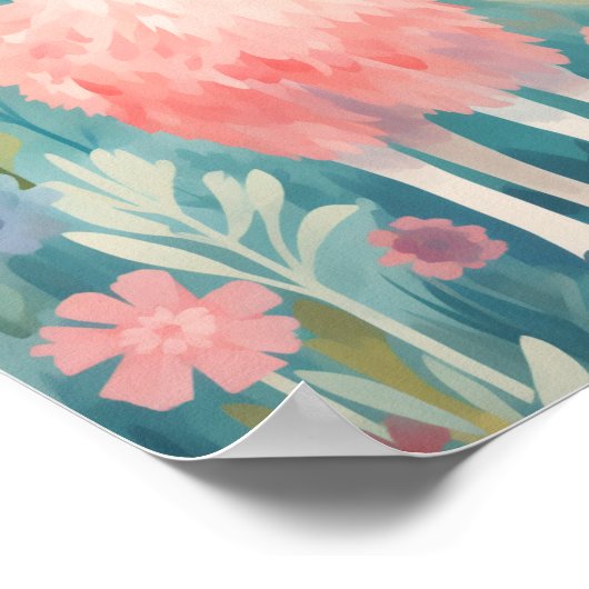 Happy Little Llama Poster (Hoek)