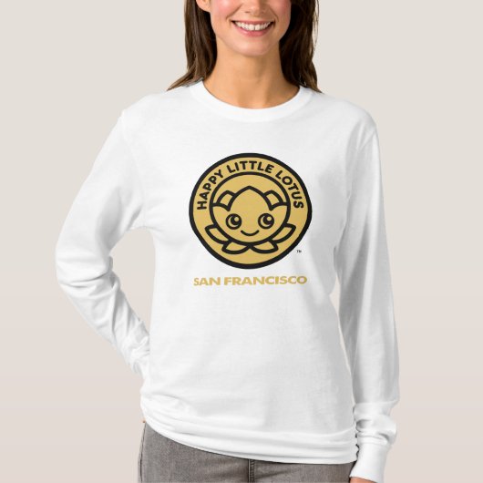 Happy Little Lotus, San Francisco. T-shirt (Voorkant)