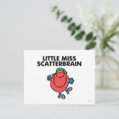 Happy Little Miss Scatterbrain Briefkaart (Staand voorkant)