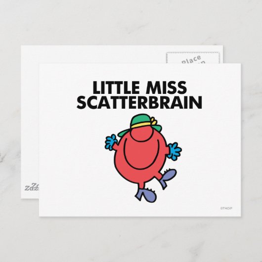 Happy Little Miss Scatterbrain Briefkaart (Voorkant / Achterkant)
