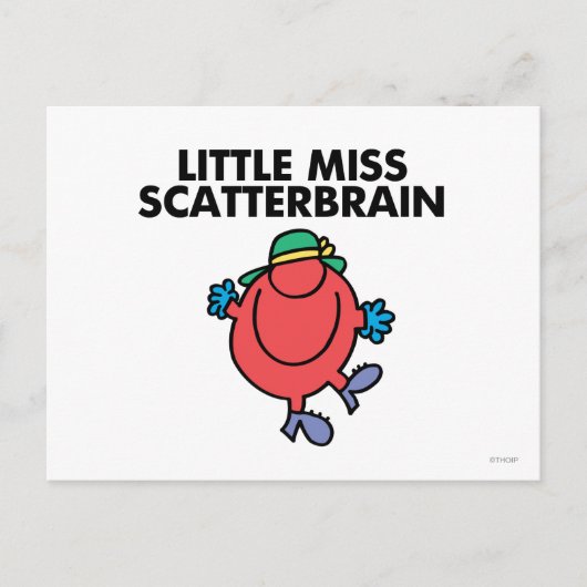 Happy Little Miss Scatterbrain Briefkaart (Voorkant)