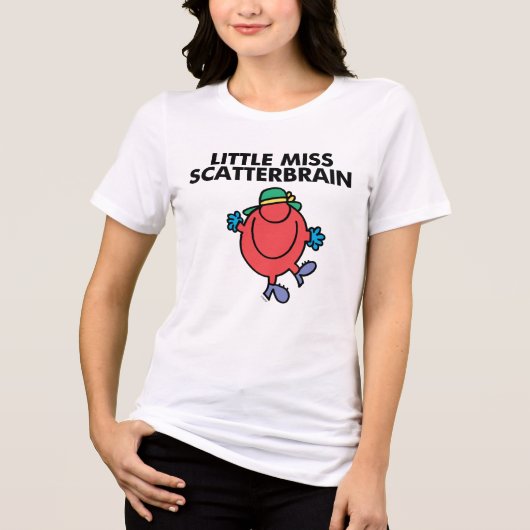 Happy Little Miss Scatterbrain Tri-Blend Shirt (Voorkant)