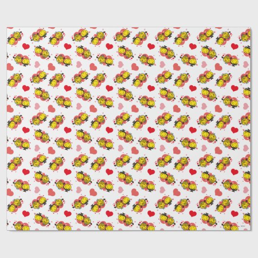 Happy & Little Miss Sunshine Wedding Cadeaupapier (Vlak)