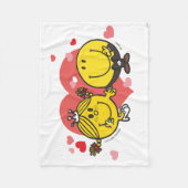 Happy & Little Miss Sunshine Wedding Fleece Deken (Voorkant)