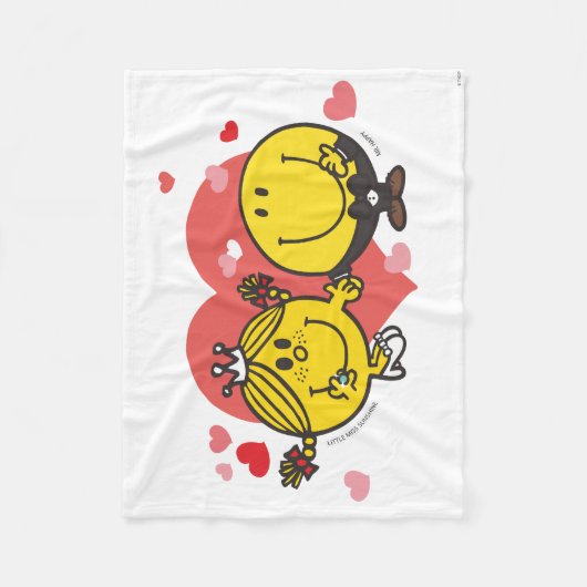 Happy & Little Miss Sunshine Wedding Fleece Deken (Voorkant)