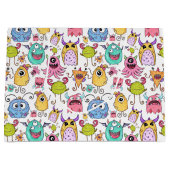 Happy Little Monsters  Groot Cadeauzakje (Voorkant)