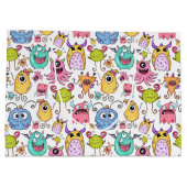 Happy Little Monsters  Groot Cadeauzakje (Achterkant)