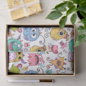 Happy Little Monsters Tissuepapier (Geschenk)