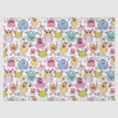 Happy Little Monsters Tissuepapier (Voorkant)