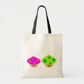 Happy Little Mushrooms Budget Tas (Voorkant)
