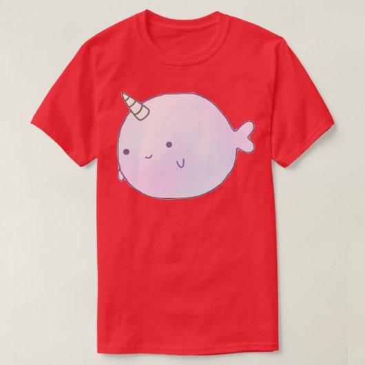 Happy Little Narwal T-shirt (Design voorkant)
