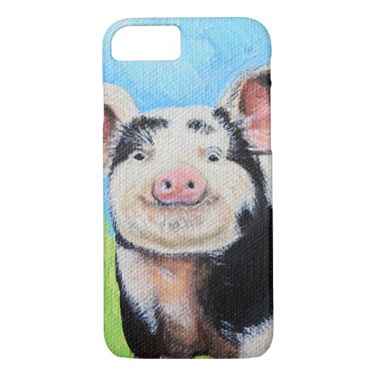 Happy Little Pig Painting Case-Mate iPhone Case (Achterkant)